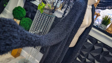Load image into Gallery viewer, A MTL 1980 Black Sweater Cardigan XL-2X
