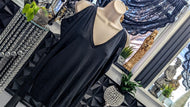 Michael Kors Black Off Shoulder Sweater SM