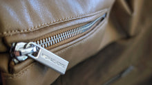 Load image into Gallery viewer, Michael Kors Caramel Pu Leather Moto Jacket
