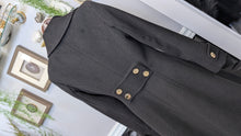 Load image into Gallery viewer, Ivanka Trump Black Wool Blend Trench Coat Sz2
