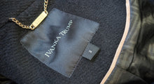 Load image into Gallery viewer, Ivanka Trump Black Wool Blend Trench Coat Sz2
