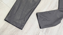 Load image into Gallery viewer, 7 for all Mankind Grey Pu Leather Leggings MD
