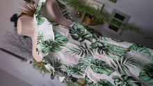 Load image into Gallery viewer, CUPSHE Ruffle Tropical Monstera Dress MD NWT
