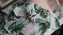 Load image into Gallery viewer, CUPSHE Ruffle Tropical Monstera Dress MD NWT
