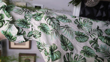 Load image into Gallery viewer, CUPSHE Ruffle Tropical Monstera Dress MD NWT

