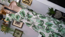 Load image into Gallery viewer, CUPSHE Ruffle Tropical Monstera Dress MD NWT
