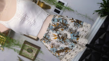 Load image into Gallery viewer, Ardene Baby Blue Floral &amp; Lace Shorts XS-SM
