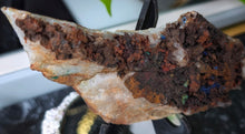Load image into Gallery viewer, 5.5" Moroccan Azurite &amp; Malachite Crystal Cluster *cracked*
