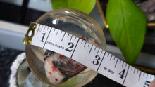 Load image into Gallery viewer, 3" Cinnabar Crystal Cluster in Resin Sphere with Base
