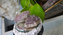 Load image into Gallery viewer, Thunder Bay Lavender Smokey Amethyst Crystal Clusters 2pcs
