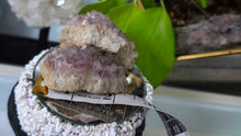 Load image into Gallery viewer, Thunder Bay Lavender Smokey Amethyst Crystal Clusters 2pcs
