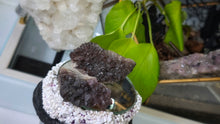 Load image into Gallery viewer, Thunder Bay Smokey Amethyst Crystal Clusters 2pcs
