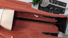 Load image into Gallery viewer, Jessica Simpson Burnt Orange Faux Fur Cardigan XS-SM

