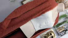 Load image into Gallery viewer, Jessica Simpson Burnt Orange Faux Fur Cardigan XS-SM
