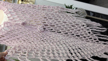 Load image into Gallery viewer, Kenzie Lavender Purple Mesh Knit Poncho Shawl O/S
