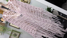 Load image into Gallery viewer, Kenzie Lavender Purple Mesh Knit Poncho Shawl O/S
