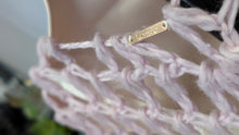 Load image into Gallery viewer, Kenzie Lavender Purple Mesh Knit Poncho Shawl O/S
