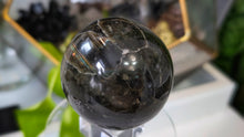 Load image into Gallery viewer, 2.5" Labradorite Sphere with Glass Stand
