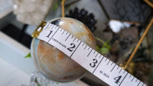 Load image into Gallery viewer, 3" Amazonite Crystal Sphere with Glass Stand
