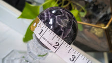 Load image into Gallery viewer, 2.5" Dream Chevron Amethyst Crystal Sphere with Stand

