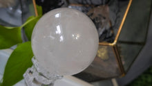 Load image into Gallery viewer, 3" Clear Quartz Crystal Sphere with Stand
