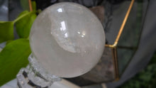 Load image into Gallery viewer, 3" Clear Quartz Crystal Sphere with Stand

