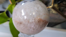 Load image into Gallery viewer, 3" Agate Quartz Crystal Sphere with Stand
