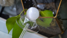 Load image into Gallery viewer, 1.5" Selenite Crystal Sphere with Plastic Stand
