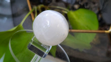 Load image into Gallery viewer, 1.5" Selenite Crystal Sphere with Glass Stand
