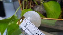 Load image into Gallery viewer, 1.5" Selenite Crystal Sphere with Glass Stand
