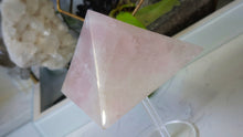 Load image into Gallery viewer, 5" Rose Quartz Crystal Pyramid (Chipped)
