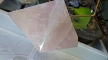 Load image into Gallery viewer, 5" Rose Quartz Crystal Pyramid (Chipped)
