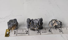 Load image into Gallery viewer, Bulgarian Quartz Galena Crystal Clusters 3pcs

