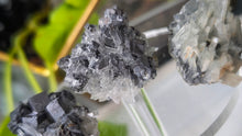 Load image into Gallery viewer, Bulgarian Quartz Galena Pyrite Crystal Clusters 3pcs

