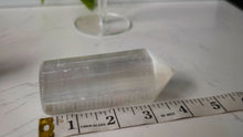 Load image into Gallery viewer, 3.5" Selenite Crystal Pillar Tower (chipped top)
