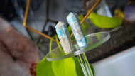 Caribbean Calcite Crystal Towers 2pcs