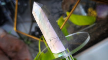 Load image into Gallery viewer, 3" Angel Aura Howlite Crystal Obelisk Pillar Tower
