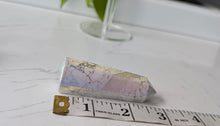 Load image into Gallery viewer, 3" Angel Aura Howlite Crystal Obelisk Pillar Tower
