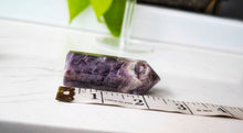 Load image into Gallery viewer, 2.5" Chevron Dream Amethyst Crystal Pillar Tower
