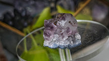 Load image into Gallery viewer, 1" Amethyst &amp; Hematite Crystal Cluster
