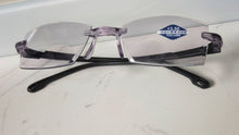 Load image into Gallery viewer, Purple Lens Bifocal Reading Glasses (+3.50) NEW
