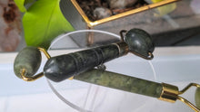 Load image into Gallery viewer, Jade Stone Facial &amp; Massage Rollers 2pc
