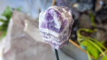 Load image into Gallery viewer, 4.5" Chevron Amethyst Crystal on Stand
