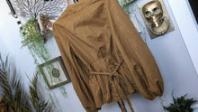 Load image into Gallery viewer, Banana Republic Tan Long Sleeve Blouse Top SM-MD
