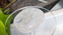 Load image into Gallery viewer, 2" Rose &amp; Clear Quartz Crystal Palmstone
