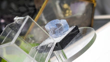 Load image into Gallery viewer, 1" Rare Blue Halite Crystal in Display Case
