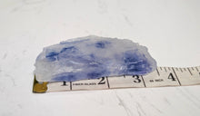 Load image into Gallery viewer, 3.5" Rare Blue Halite Crystal with Stand
