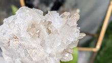 Load image into Gallery viewer, 4" Clear &amp; Smokey Quartz Crystal Cluster
