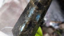 Load image into Gallery viewer, 7" Labradorite Flash Crystal Tower (chipped tip)
