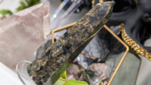 Load image into Gallery viewer, 7" Labradorite Flash Crystal Tower (chipped tip)
